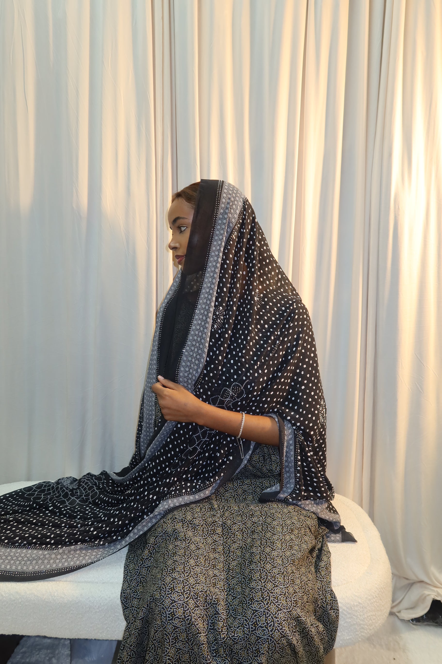 Noor Black Baati set