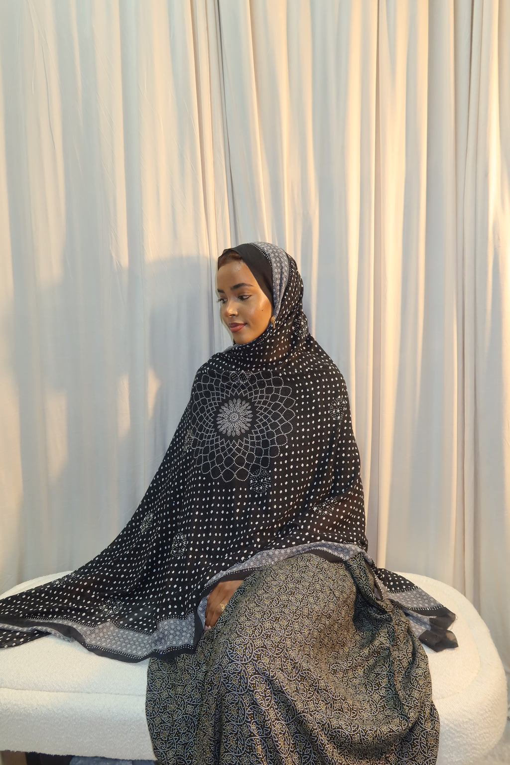 Noor Black Baati set