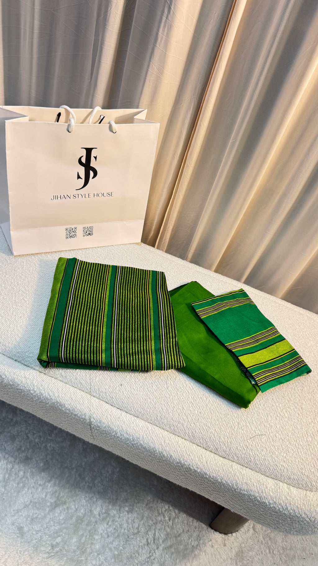 Green Hidiyo Dakhan Set