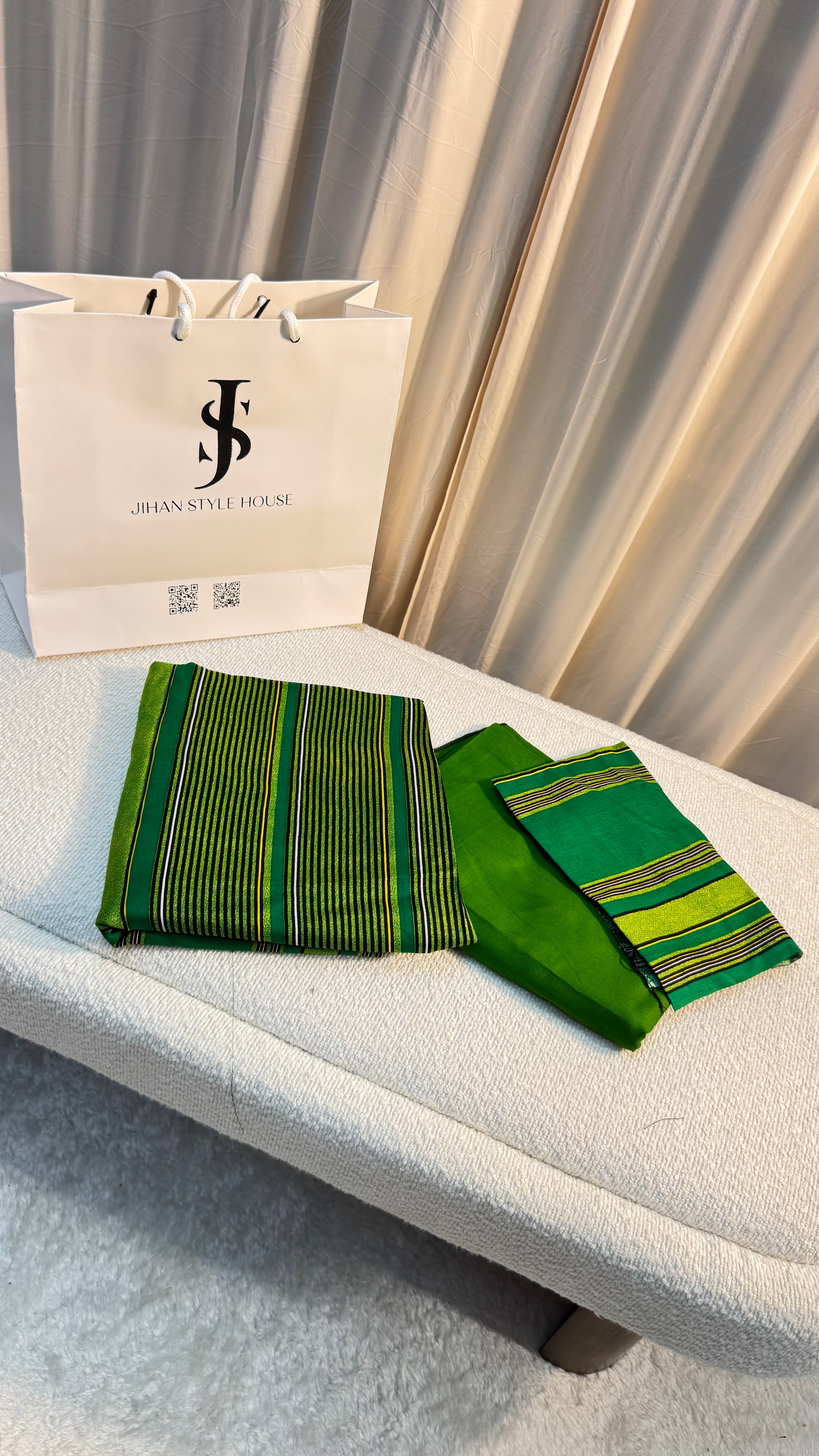 Green Hidiyo Dakhan Set