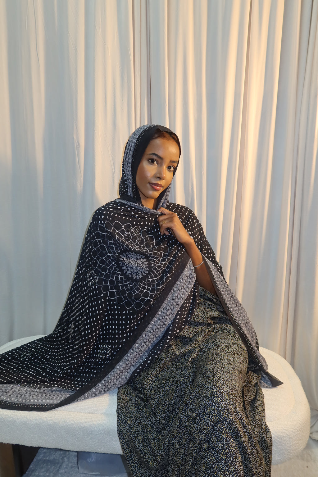 Noor Black Baati set