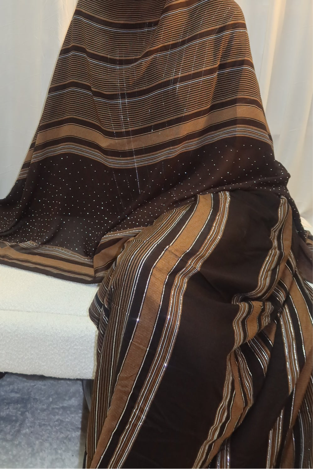 Brown Hidiyo Dakhan Set