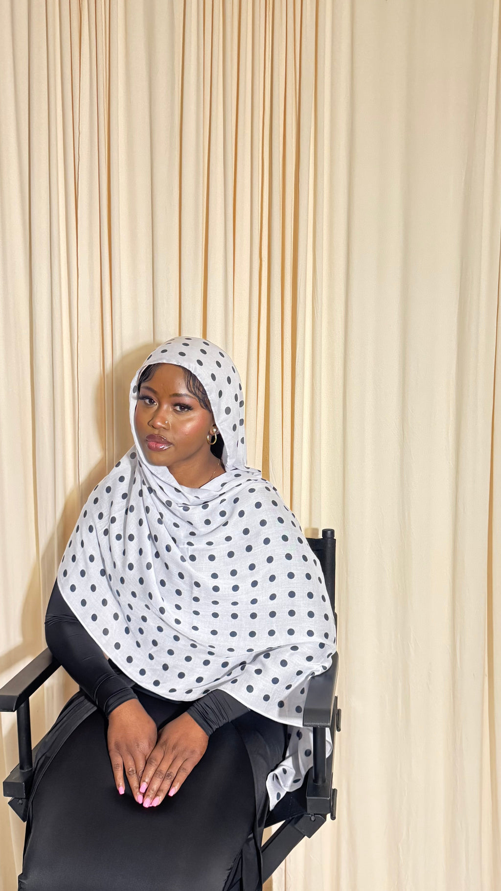 White polkadot