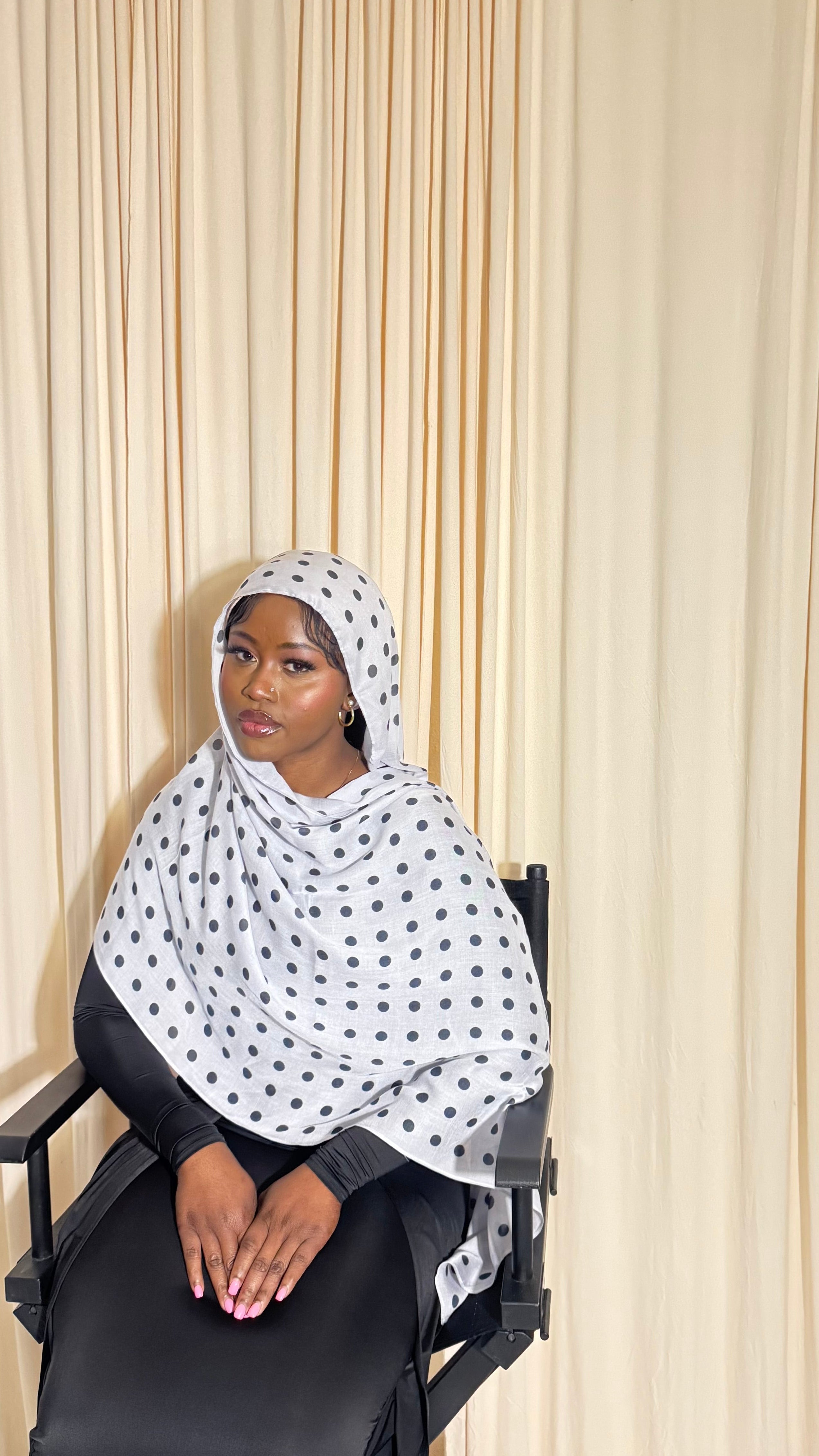 White polkadot