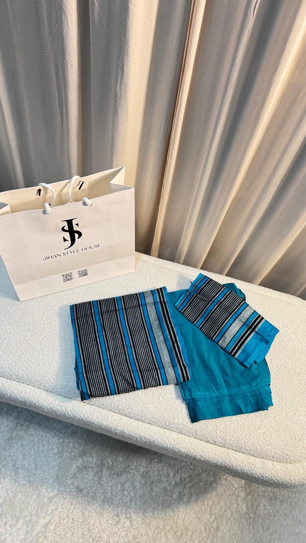 Blue Hidiyo Dakhan Set