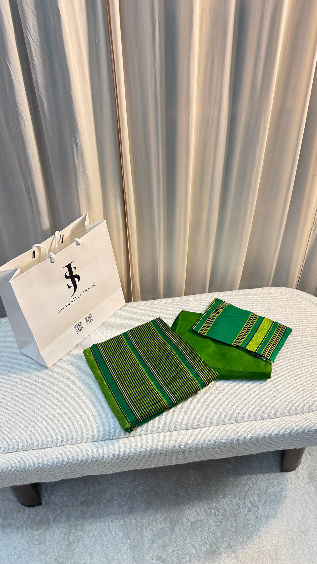 Green Hidiyo Dakhan Set