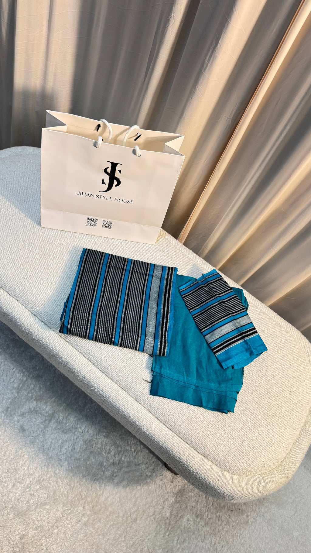 Blue Hidiyo Dakhan Set